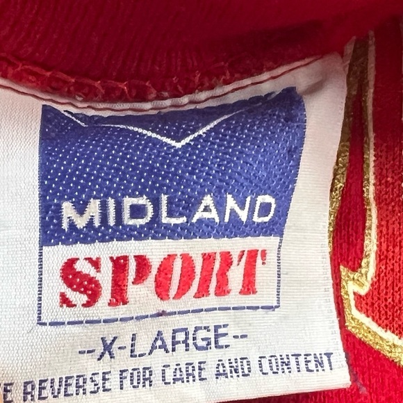 Vintage 1990s Santa Claus Christmas Classique Ugly Sweater Party Sweatshirt - Picture 6 of 6